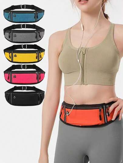 Glow Mode Bel Çantası, Sıçrama Yapmayan Koşu Bel Çantası, Profesyonel Kadın Kol Çantası, Ayarlanabilir Askılı Su Geçirmez Spor Bel Çantası, Dış Mekan, Antrenman, Seyahat, Günlük Koşu, Yürüyüş ve Bisiklet İçin Koşu Aksesuarları, Seyahat Gerekliliği