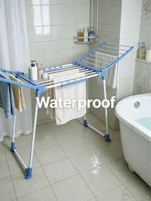 1PC Expandable Clothes Drying Rack,Foldable Clothes Drying Rack, Multifunctional Floor-standing Drying Rack,Large Capacity Airer for Indoor/Outdoor,Winged Laundry Drying Rack, Collapsible & Portable, Space Saving Cloth - 查看 3