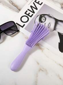 1pc Octopus Comb Hair Massage Straightening Comb Detangling Comb Styling Comb - Multicolor - View 8
