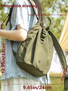 Anti-Theft Casual Nylon Women's Backpack; Multi-Functional Commuter Day Bag; Multi-Pocket Lightweight Travel Bag; Large Capacity Minimalist School Bag; Convenient Book Bag, Suitable For Students, Nurses, Teachers, Business Professionals, Travel, Vacation, Business Trips, Daily Commute, Shopping, Office, Dating, Hiking, Training, Work, Birthday Gifts, Holiday Gifts, - Multicolor - View 3