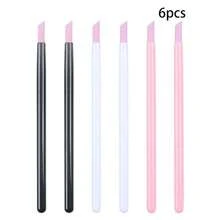 12/6pcs Quartz And Ceramic Nail Carving Polishing Pen Set, 45° Dead Skin And Cuticle Remover, Nail Buffer, Bead, Stone, Jewelry, Cuticle Pusher, Gel And Natural Nail, Professional Manicure Tool Kit, Quartz Nail Carving Pen, Dead Skin Remover, Nail Edge Polishing Pen, Dual-Head Multi-Function Manicure Tool, Nail Surface Sanding And Polishing Pen, Fine Nail Polishing Stick, Dead Skin Remover, Nail Repair - Multicolor - View 14