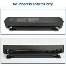 ORICO A4 Portable Inkless Printer, Inkless Printer, New Generation Smart Printer, Connect To Phone To Print, Supports (210-216mm) Thermal Paper Printing, Built-In Battery, Lightweight And Portable, Quick Printing, Suitable For Office, Business, Home, Outdoor Use - Multicolor - View 5