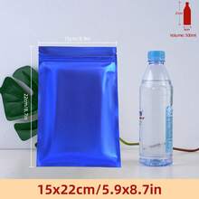 50/100個可重複密封鋁箔袋，啞光彩色紅色Mylar袋，附平面拉鍊鎖，適用於食品儲存袋、糖果餅乾零食、口紅、珠飾、零售包裝、情人節節日婚禮派對禮品用品 - 彩色 - 查看 103
