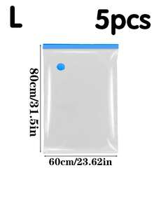 10/5/1pc Vacuum Compression Bags, Portable Travel Storage Bags, Dust-Proof Compression Bags, Large Capacity Compression Bags, Travel Clothing Compression Bags, Closet Storage Compression Bags, Foldable Storage Bags, Transparent Compression Bags, Bedding Compression Bags, Suitable For Clothes, Quilts, Blankets, Shirts, Bedding, Bedroom Closet, Bathroom, Outdoor Gear, Home Storage, Back To School Travel Vacation Essentials - Multicolor - View 11