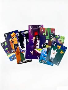 2-4人適用類別卡牌遊戲，爆笑派對遊戲，適合家庭遊戲的爆笑派對遊戲 - 彩色 - 查看 4