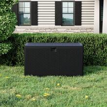 Studyset Multi-Purpose Resin Deck Box, Lockable Water Resistant Storage Box, Ideal For Indoor, Backyard, Patio And Poolside Organizing - B - View 5