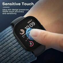 BEIMUSON Glass + Protective Case Compatible With Apple Watch Ultra 3/2/1 49mm Smartwatch PC Buffer Shell + Tempered Glass Screen Protector Series Watch Band Accessories - Multicolor - View 5