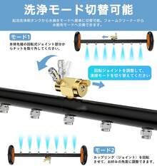 高圧洗浄機アタッチメント アンダーキャリッジクリーナー 車体下部洗浄ノズル 下回り洗浄 シャーシクリーナー 高圧ノズル ブラシ付き 4000PSI 延長ポール付き 車 洗車用品 車体下部 車の下 地面洗浄 ベランダ ガレージ清掃用 - オレンジ - チェックする 8