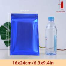 50/100個可重複密封鋁箔袋，啞光彩色紅色Mylar袋，附平面拉鍊鎖，適用於食品儲存袋、糖果餅乾零食、口紅、珠飾、零售包裝、情人節節日婚禮派對禮品用品 - 彩色 - 查看 139