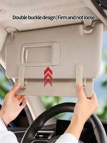 Car Sun Visor Extender, Sun Visor Extension Accessory, Anti-Glare For Driving, UV Protection, With Adjustable Clips, Suitable For Multiple Car Models, Car Interior Accessory - One Size Fits All - View 1
