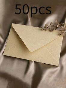10pcs Envelopes, Office Envelopes, Wedding Invitation Cards, Western Business Invitation Letters, Holiday Gifts, Party Decoration Envelopes, Multi-Style & Multi-Color, DIY Handmade Storage, Solid Color Invitations Back To School - Multicolor - View 22