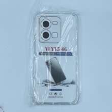 Compatible With Vivo Phone Case Transparent Anti-Drop Shell 1.5mm Thickened Air Cushion Airbag Case Full Coverage Anti-Collision High Definition Transparent Phone Protective Shell, Camera Lens And Screen Raised Protection Precise Cutouts Transparent Air Cushion Phone Case Four Corners Thickened Air Cushion Anti-Drop Shell - Clear - View 19