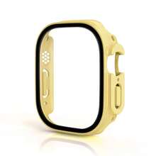 BEIMUSON Glass + Protective Case Compatible With Apple Watch Ultra 3/2/1 49mm Smartwatch PC Buffer Shell + Tempered Glass Screen Protector Series Watch Band Accessories - Multicolor - View 20
