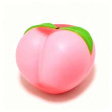 PU Peach-Shaped Slow Rebound Squishy Stress Relief Toy, Squeeze Toy, Venting Gift, Decorative Ornament - Multicolor - View 3