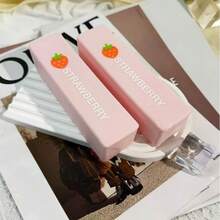 1pc Buttery Soft Toys, Slowly Rising Soothing Objects, Soft PU Strawberry Butter Sticks, Anxiety-Relieving Squeezing Toys, Suitable For Teenagers And Adults, Applicable In Offices And Homes - Pink - View 5