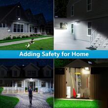 400 LED High Brightness Solar Flood Light, IP65 Fully Waterproof, Infrared Sensor + Remote Control Design, Lighting, Suitable For Yard, Driveway, Porch, Garage Solar Outdoor Light - 1PC - View 8