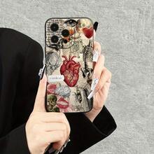 Elegante y única, esta funda para teléfono en forma de corazón es un regalo cautivador tanto para hombres como para mujeres en cumpleaños o días festivos. Compatible con iPhone 17, 17 Pro, 17 Pro Max, 17 Air, 16, 15, 14, 13, 12, 11, XS, XR, X, 7, 8 Plus, Pro Max. - (Un color) 1 unidad por paquete - Ver 1