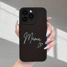 Funda de teléfono de alta calidad con un diseño en forma de corazón que evoca el amor de una madre, tiene un acabado mate y es un producto muy popular. Ofrece una protección completa para la cámara, es resistente a golpes, a las huellas dactilares y es compatible con varios modelos de , incluyendo las series 16, 15, 14, 13, 12, 11, X, XR, XS, 8, 7, SE Mini, Plus y Pro Max. Es perfecta como regalo para familiares y amigos. - (Un color) 1 unidad por paquete - Ver 1