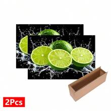 1件裝居家裝飾檸檬圖案印花碗盤瀝水墊，吸水檯面墊，適用於義式咖啡機、水槽排水墊，廚房與浴室用品 - 彩色 - 查看 12