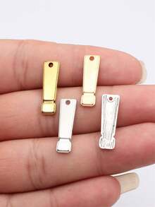 20pcs 22x7mm Exclamation Mark Charms Pendant For DIY Jewelry Making Necklace Keychain Phone Chain Bracelet Making Accessories Handmade Craft - Exclamation Mark - View 11