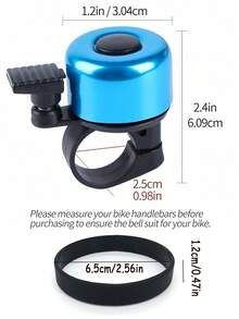 Mini Bicycle Bell, Crisp And Loud Sound, Spring-Strike Mountain Bike Horn, Colorful Warning Bell, Essential Cycling Decorative Accessory - Multicolor - View 10