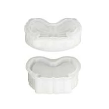 1 Set Bow Storage Box Silicone Mold, DIY Aromatherapy Plaster Jewelry Box Mold, Candle Cup Container Silicone Mold - White - View 7