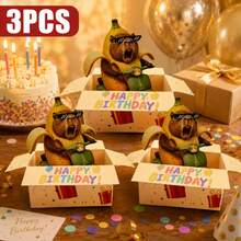 3/1pc Fun Happy Birthday Pop-Up Card Gift Box - Decorative Box With Funny, Humorous Capybara Card, Hilarious Birthday Gift Box, Perfect Birthday Gift For Family And Friends - View 7