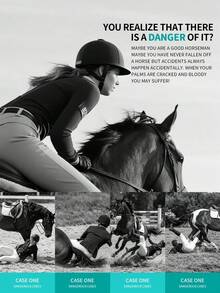 GOUNOD 1 Pair Full Finger Unisex Equestrian Gloves, Comfortable In Riding Exercise, Suitable For Riding, Cycling, Gardening And Other Outdoor Activities, All Seasons. - Multicolor - View 8