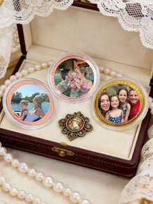 Customizable Photo Commemorative Coin, Suitable For Home Collection, Valentine's Day, Graduation Season, Holiday And Anniversary Gifts - Multicolor - View 10