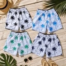 Shorts Infantil Menino Bermuda Juvenil Estampado Tam 6 ao 16 - Azul - Visão 3