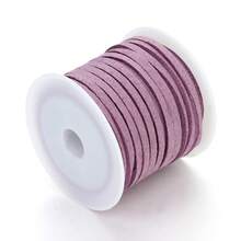 1 Roll 196.85 Inches Colorful Faux Suede Braided Cord, For DIY Bohemian Bracelet Jewelry Making String - 1 Roll - View 15