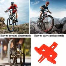 2/4pcs Disc Brake Pads, Brake Pad Adjustment Shim, Anti-Repair Tool, Easy To Install Accessories, Suitable For Mountain Bikes And Road Bikes. - Multicolor - View 3
