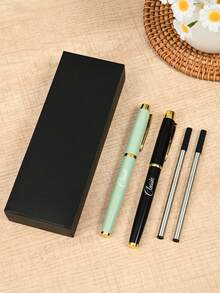 Personalized Customized Gift Box Metal Pen, Smooth Writing, Business Office Gift, Meaningful Gift For School Back To School Season - Sets - View 8