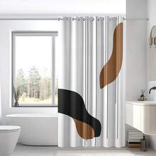 No Drill Telescopic Tension Curtain Rod – Adjustable Pole For Shower, Kitchen Cupboard, Bathroom Window - Black, 102-190cm - View 7