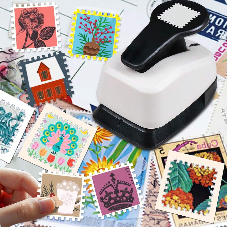 2 Inch/48mm Square Paper Punch Hole Cutter Tool, Daily Fashion, 2 Inch/48mm Square DIY Portable, Suitable For Paper Craft, Card Making, Scrapbooking, Journaling, Students