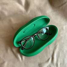 Multifunctional Zippered EVA Case Lightweight Organizer For Outdoor Eyewear And Earphones - Green - View 2