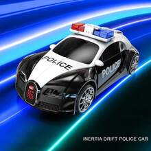 Children's Inertia Drift Car New UV Colorful Racing Car Boy Gift Realistic Model Toy - Multicolor - View 5