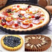 Removable Bottom Tart Pan, Non-Stick Round Pie Pan For Baking And Kitchen Use (Multiple Sizes Available) - Multicolor - View 6