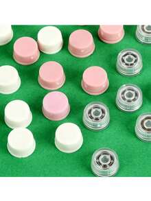 10/30pcs Mini Rotating Bearings - 360° Smooth Rotation Axis, Suitable For Projects, DIY Crafts, Paper Cards, Scrapbooking, Jewelry Making And Nail Art Decoration - Colorful Rotating Bearings, Suitable For Mini Decorations And Paper Cards - Multicolor - View 6