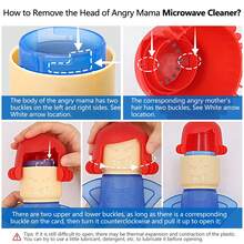 Creative Microwave Steam Cleaner, Kitchen Grease Cleaning Tool For Microwave Oven Oil Stains, Odor, Food Residue & Daily Kitchen Cleaning - Multicolor - View 2