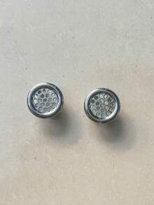 2/4 buah Penutup Lubang Pembuangan Wastafel Plastik, Cocok Untuk Dapur Dan Kamar Mandi, Sumbat Pembuangan Bak Mandi, Cincin Lubang Pembuangan Wastafel Bulat (Cocok Untuk Diameter Lubang 22-24mm), Pesta, Pernikahan, Paskah, Hari Ibu, Gaya Acak - Versi perak - View 9