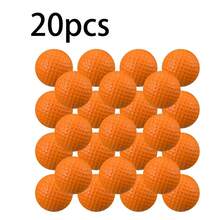 20 quả bóng golf xốp, cảm giác chân thực và bền bỉ, thiết kế hạn chế bay xa, phù hợp dùng trong sân vườn, trong nhà hoặc ngoài trời, phụ kiện golf - Nhiều màu - Xem 13