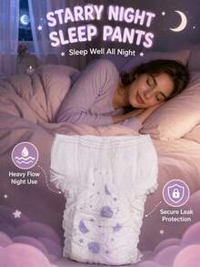 Upgraded High Elasticity Overnight Leak-Proof Ultra-Absorbent Breathable Skin-Friendly Disposable Period Panty Maternity Sanitary Pads - View 1