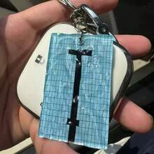 Creative Swimming Pool Acrylic Water Ripple Keychain, DIY Creative Pendant Backpack Charm, Suitable For Men, Women Or Couples, Perfect As Gift, Small Gift, Party Favor - Multicolor - View 11
