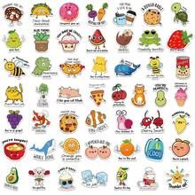 10/25/50pcs Cute Inspirational Cartoon Stickers - Humorous Pun Stickers, Gift For Friends, Cartoon Stickers, Inspirational Encouragement Stickers, Multi-Purpose Stickers Suitable For Planners, Vibrant Character Design Perfect For Students And Decoration Enthusiasts | Easy To Apply Stickers, Can Personalize Electronic Products And Stationery, Random Styles - Style 1 - View 4