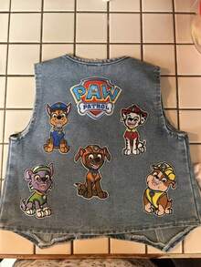 1/4/8 قطع رقعة مطرزة Paw Patrol درع الكلب للحقائب والملابس وديكورات الحفلات - رسوم متحركة - مشاهدة 5