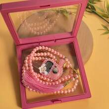 Electronic Tally Counter With Handmade Rhinestone Flower Decor, Hanging Digital Display, One-Key Reset, Portable Handheld Design, Niche Luxury Gift Box Packaging, Suitable For Buddhist Chanting / Daily Meditation / Study Tracking / Mindful Decor / Gift Or Personal Use - Multicolor - View 18