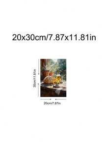 1pc A Taste Of Italy, Rustic Kitchen Still Life With Bread, Olive Oil & Herbs, Ideal Gift,Suitable For Bedroom,Living Room,Kitchen, Restaurant, Wall Arts,Wall Decor,Home Decor,Room Decor,Canvas Wall Art,Posters, Wall Art With Frame, Optional Frame - 1PCS - View 23