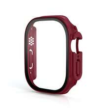 BEIMUSON Glass + Protective Case Compatible With Apple Watch Ultra 3/2/1 49mm Smartwatch PC Buffer Shell + Tempered Glass Screen Protector Series Watch Band Accessories - Multicolor - View 8