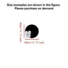New Store Offer Super Cute 1pc Nordic Style Light Color Solid Modern Minimalist Round Faux Rabbit Fur Soft Decorative Rug, Washable, Photography Prop - Pink - View 6